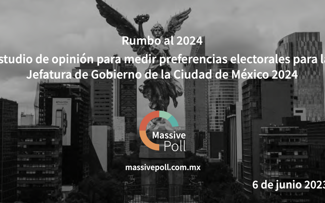 Estudio de opinión para medir preferencias electorales para la Jefatura de Gobierno de la Ciudad de México 2024